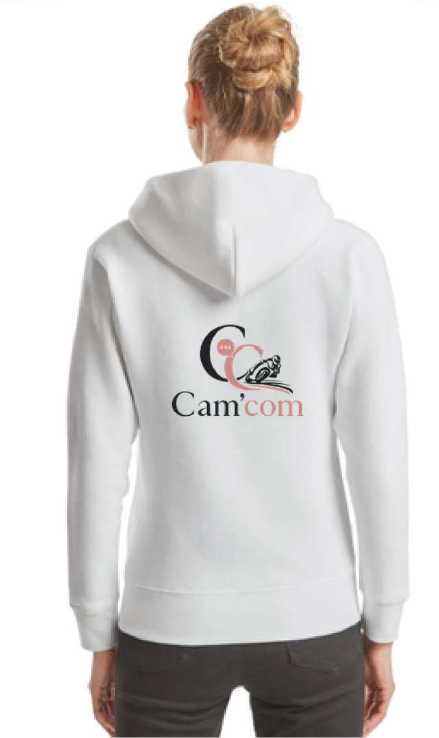 Sweat à capuche zippé femme — dos