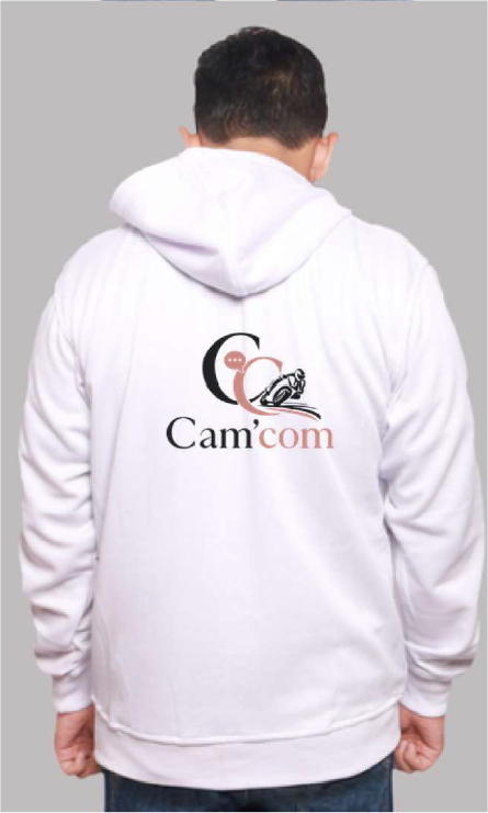Sweat à capuche zippé homme — dos
