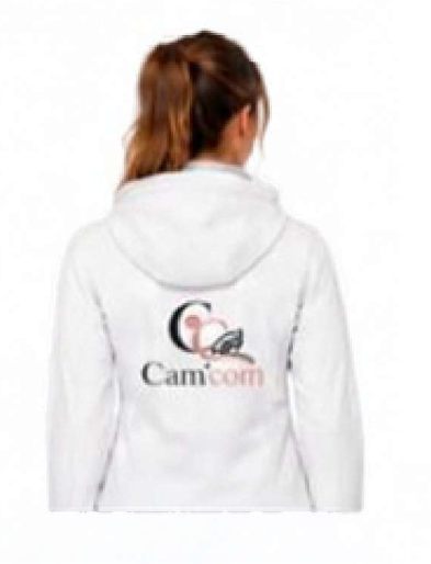 Sweat à capuche femme — dos