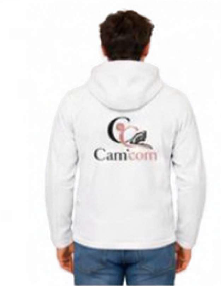 Sweat à capuche homme — dos