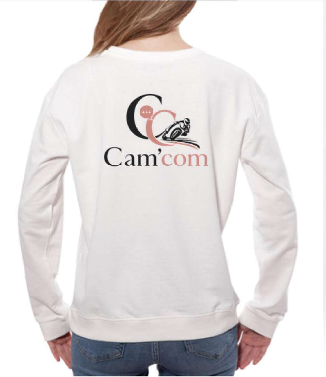 Sweat col rond femme — dos